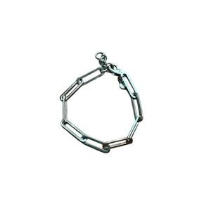 J.Crew Paper Clip Chain Bracelet Chrome